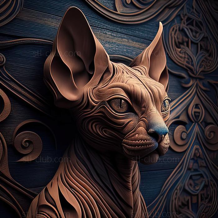 st Sphynx cat